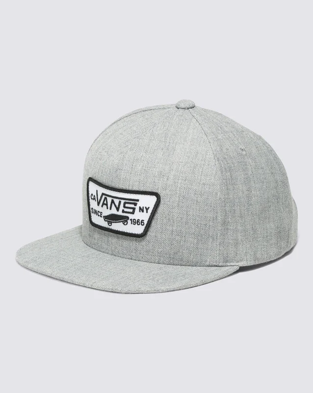 boné full patch snapback heather grey